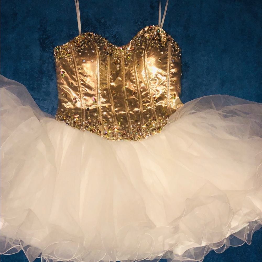 Strapless party dress